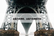 全国汽车牌照，全国汽车牌照代码