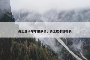 勇士皮卡车年限多长，勇士皮卡价格表