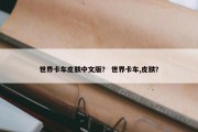 世界卡车皮肤中文版？ 世界卡车,皮肤？