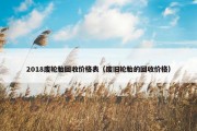 2018废轮胎回收价格表（废旧轮胎的回收价格）