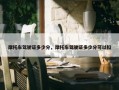 摩托车驾驶证多少分，摩托车驾驶证多少分可以扣