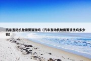 汽车发动机舱需要清洗吗（汽车发动机舱需要清洗吗多少钱）