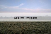永卡车小李？ 小李卡车之家？
