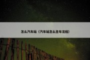 怎么汽车站（汽车站怎么坐车流程）