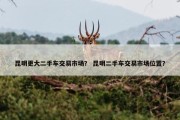 昆明更大二手车交易市场？ 昆明二手车交易市场位置？