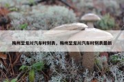 梅州至龙川汽车时刻表，梅州至龙川汽车时刻表最新
