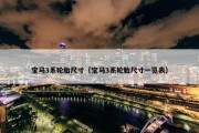 宝马3系轮胎尺寸（宝马3系轮胎尺寸一览表）