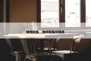 神州轮胎，神州轮胎价格表
