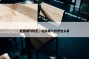 轮胎漏气标志，轮胎漏气标志怎么看