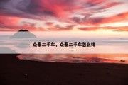 众泰二手车，众泰二手车怎么样