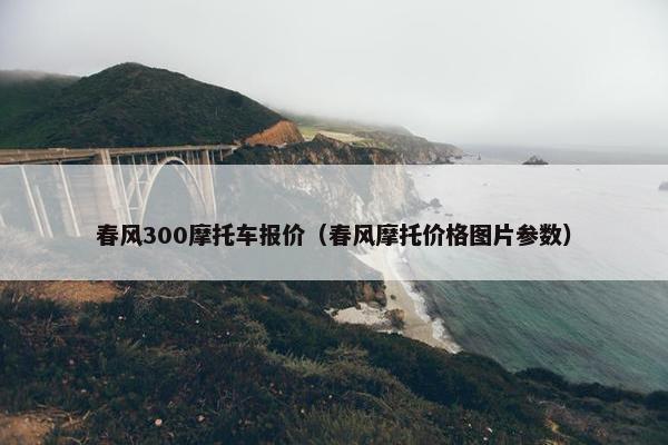 春风300摩托车报价（春风摩托价格图片参数）