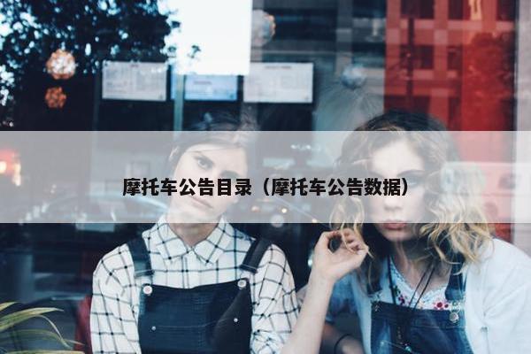 摩托车公告目录（摩托车公告数据）