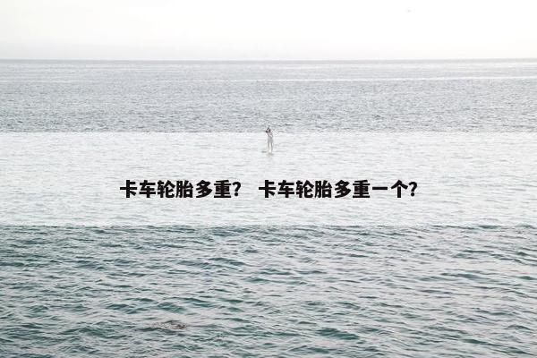 卡车轮胎多重？ 卡车轮胎多重一个？
