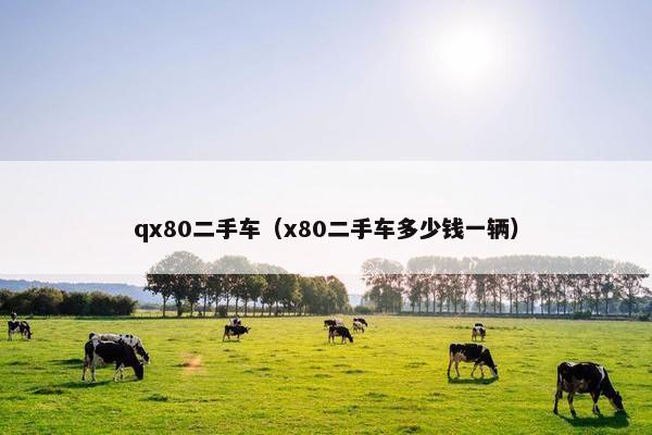 qx80二手车（x80二手车多少钱一辆）