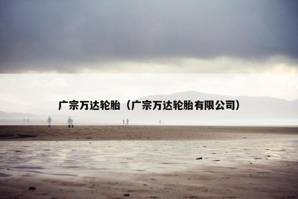 广宗万达轮胎（广宗万达轮胎有限公司）