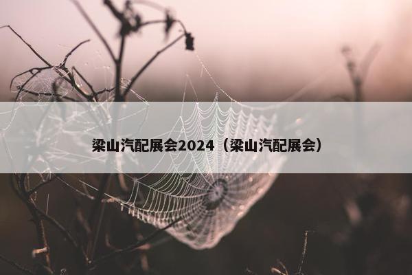 梁山汽配展会2024（梁山汽配展会）