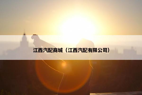 江西汽配商城（江西汽配有限公司）