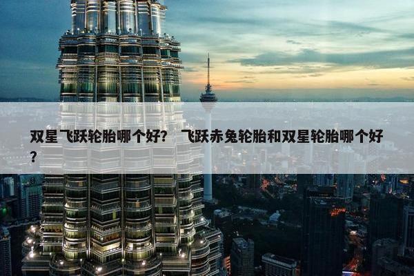 双星飞跃轮胎哪个好？ 飞跃赤兔轮胎和双星轮胎哪个好？