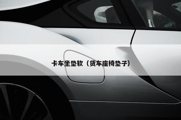 卡车坐垫软（货车座椅垫子）