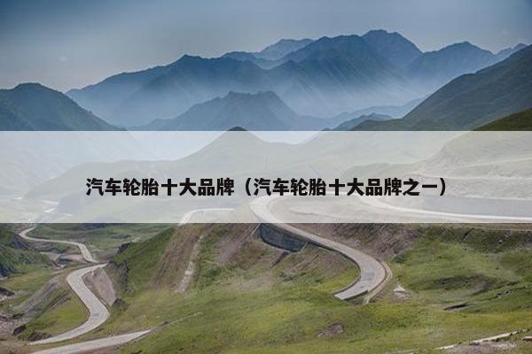 汽车轮胎十大品牌（汽车轮胎十大品牌之一）
