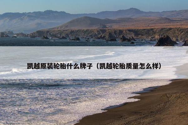 凯越原装轮胎什么牌子（凯越轮胎质量怎么样）