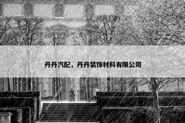 丹丹汽配，丹丹装饰材料有限公司